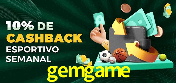 10% de bônus de cashback na gemgame